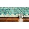 Homeroots 5 ft. 3 in. x 7 ft. 7 in. Teal Polypropylene Rug 375205 - alternate 2